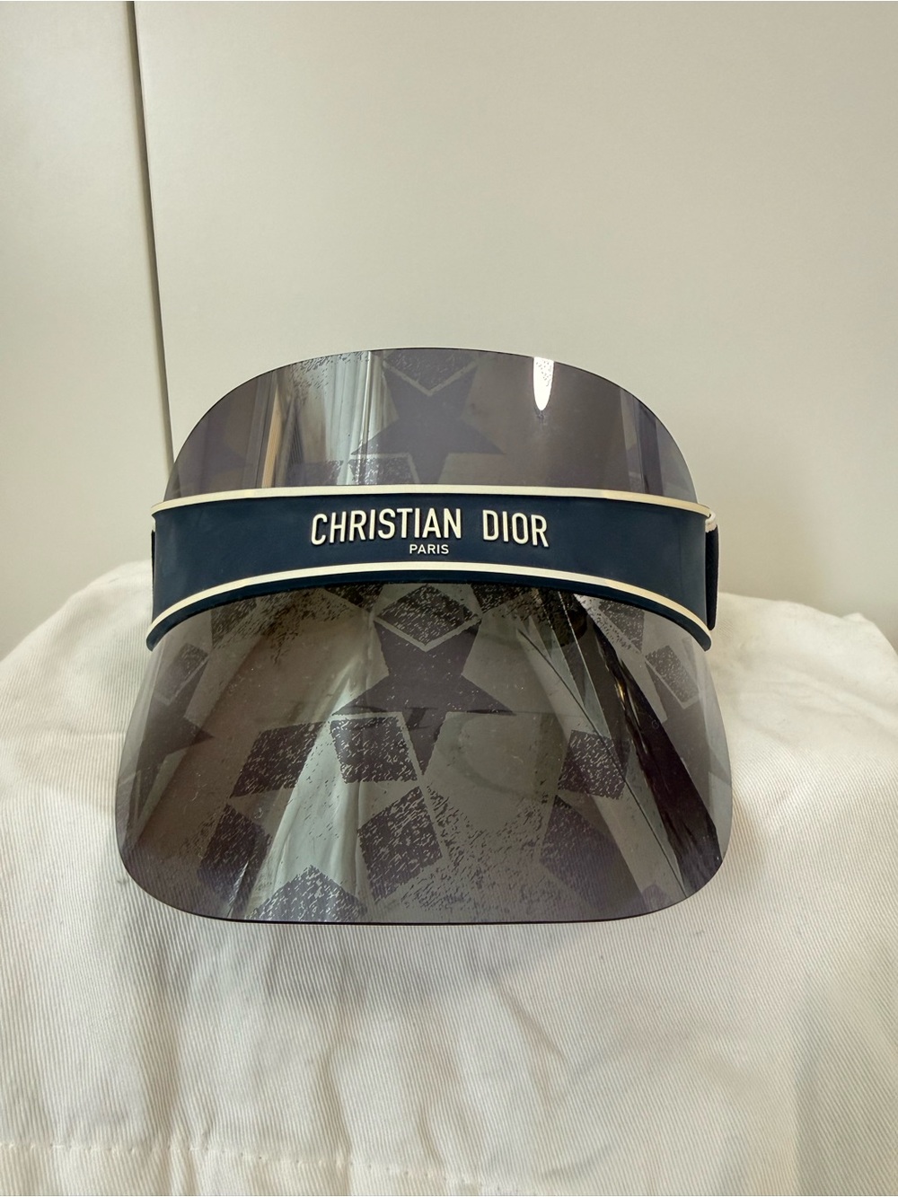 Christian Dior Star Visor in Smoke